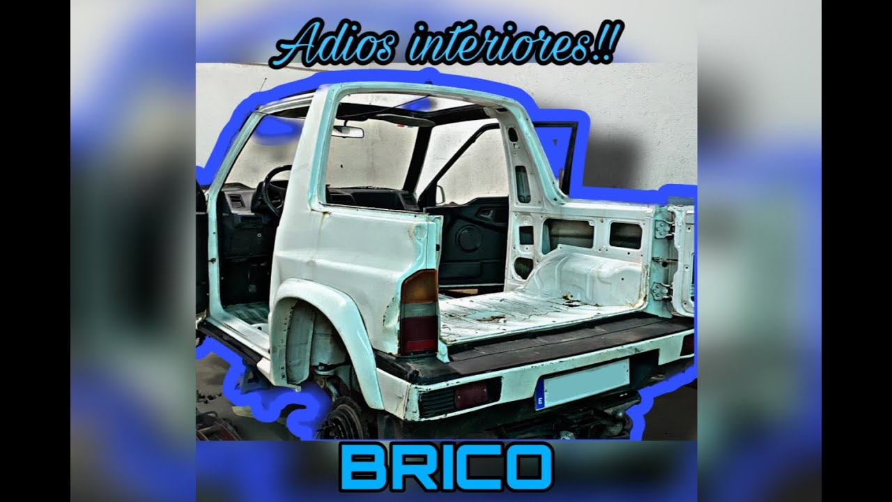 Desmontamos moqueta y plasticos del suzuki vitara