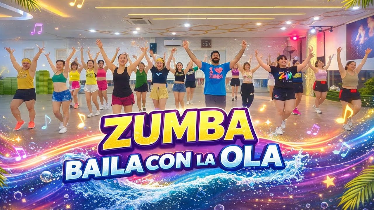 Zumba Fitness | Baila Con La Ola | Easy Dance Workout #bailacomigo 