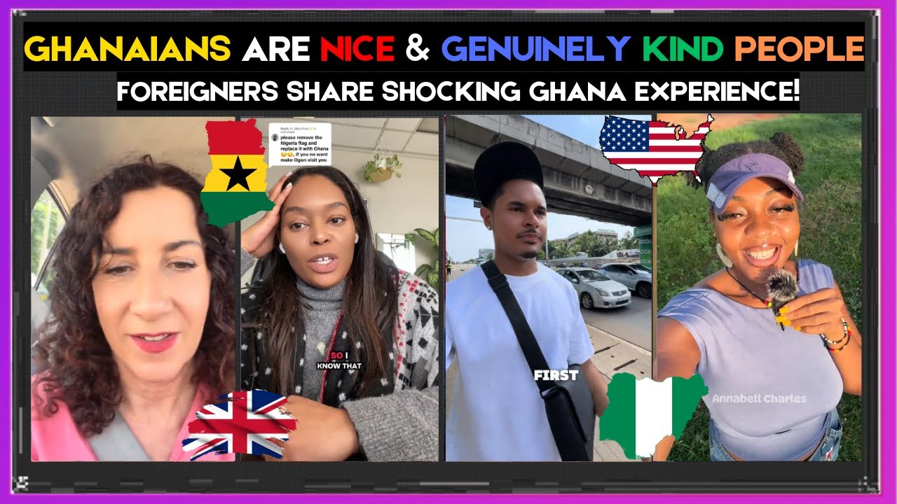 🇬🇭🇺🇸 GHANAIANS ARE NICE & GENUINELY KIND PEOPLE | FOREIGNERS SHARE SHOCKING EXPERIENCE | Kamma Dyn