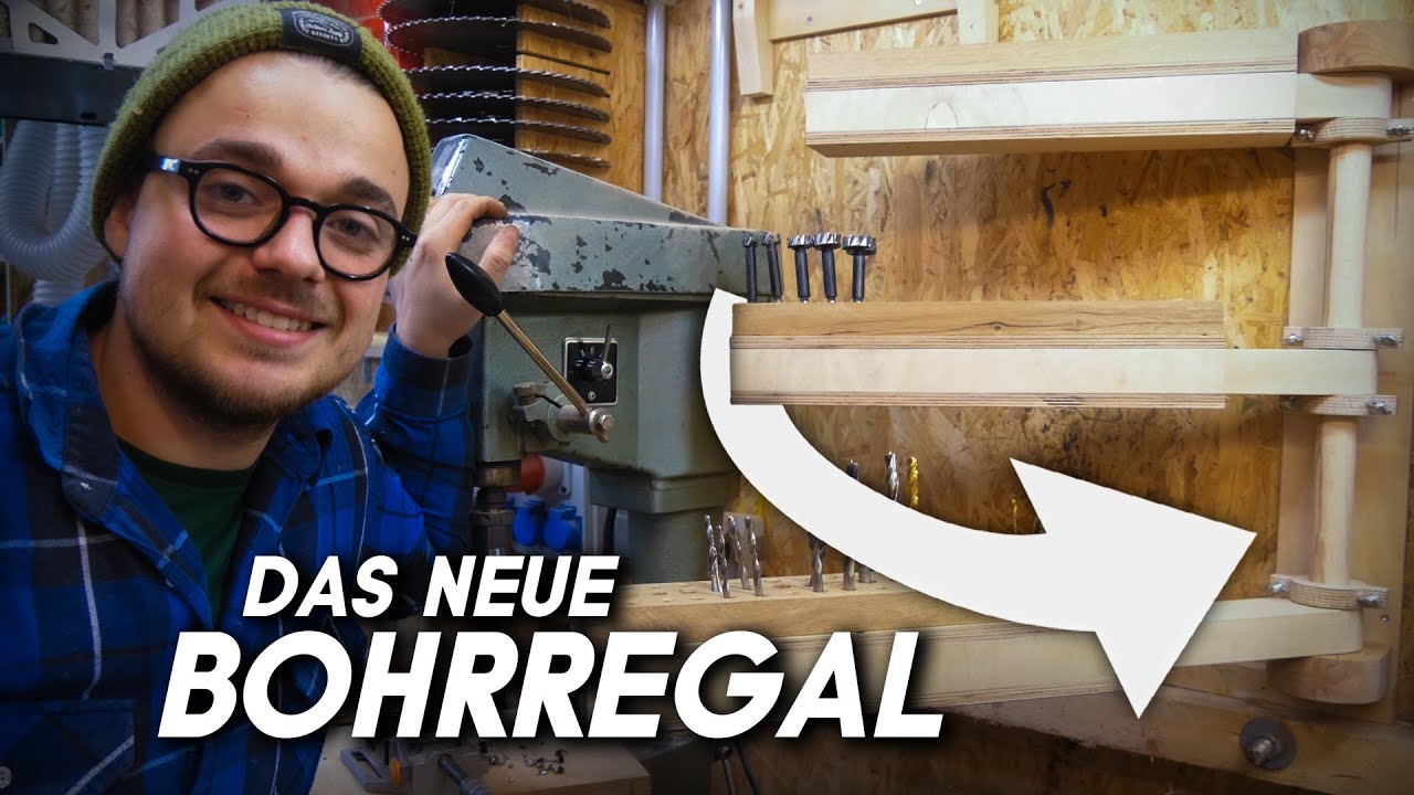 DER Bohrerschrank Für KLEINE Werkstätten || Mit Schwenkbaren Ebenen