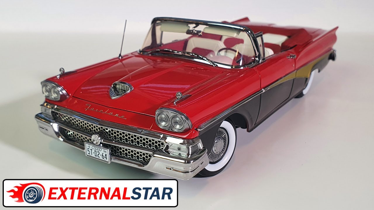 Обзор: Ford Fairlane 500 1958 года в масштабе 1:18 от Sun Star