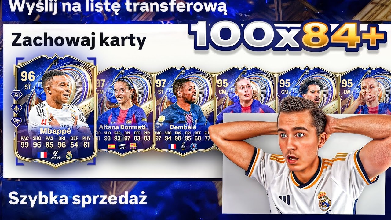 OTWORZYŁEM PACZKI 100x84+ ŻEBY TRAFIĆ TOTY! | FC 26 - TOTY to Glory [#1]
