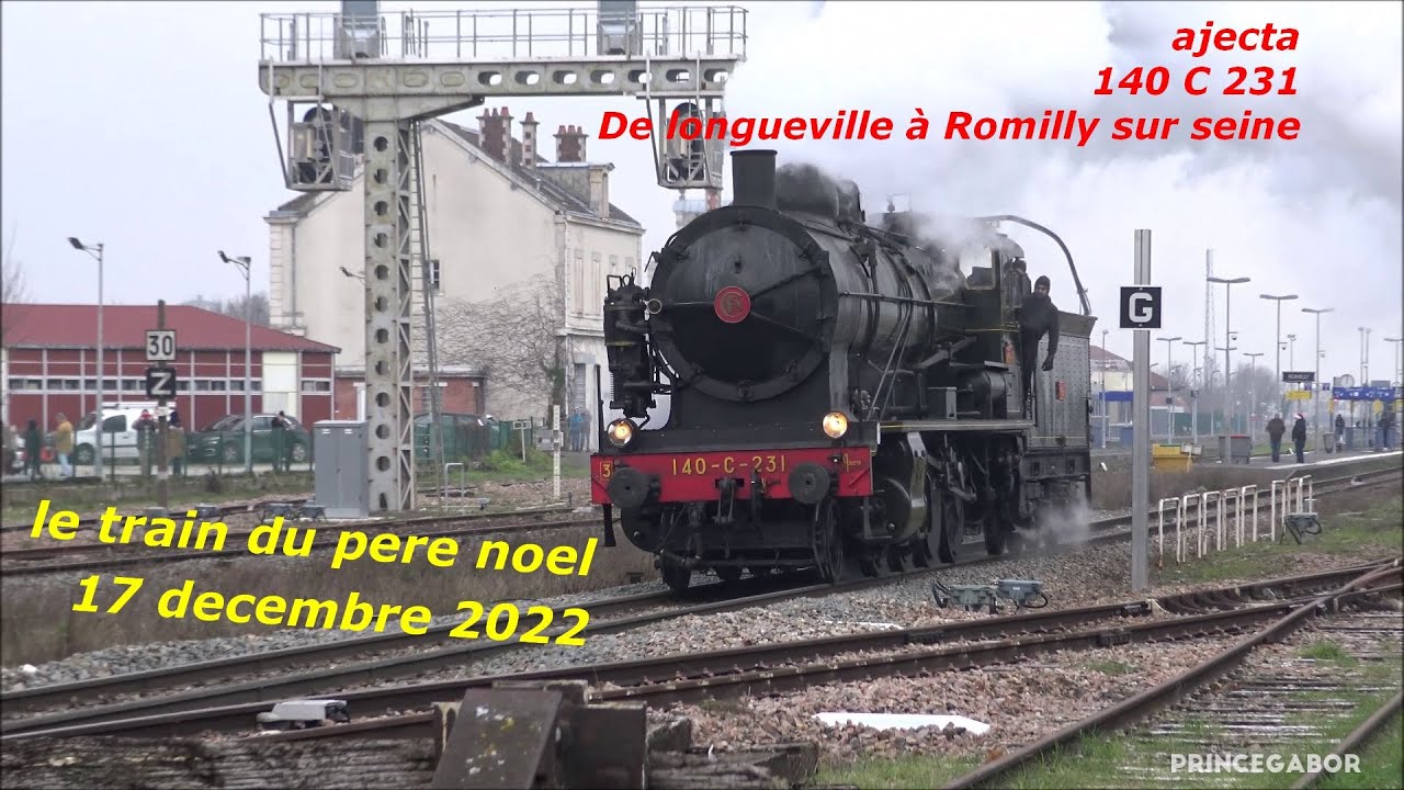 LE TRAIN DU PERE NOEL / Pont sur Seine / Romilly sur Seine / 140C231 / Ajecta