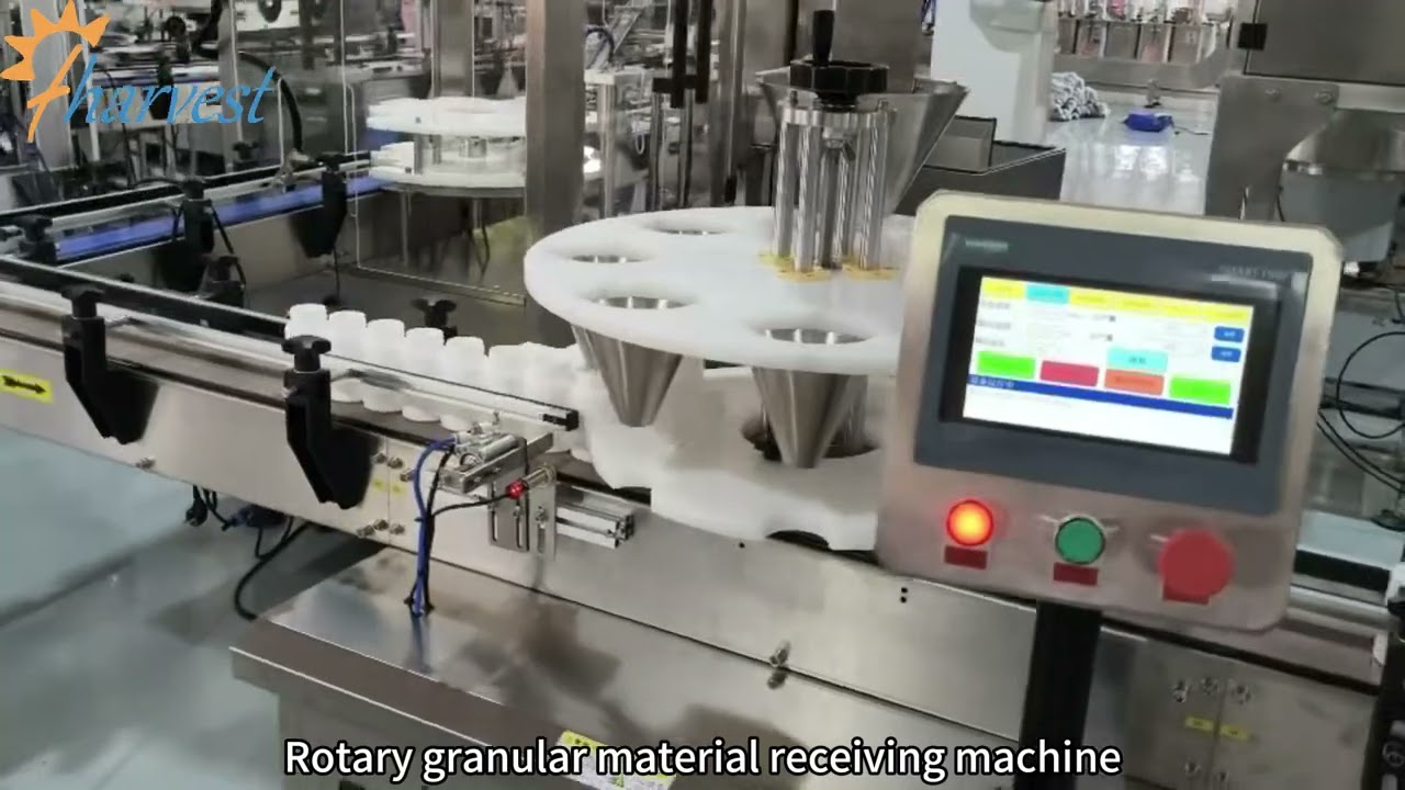 Fully automatic rotary type filling machine, precise measurement, efficient dispensing