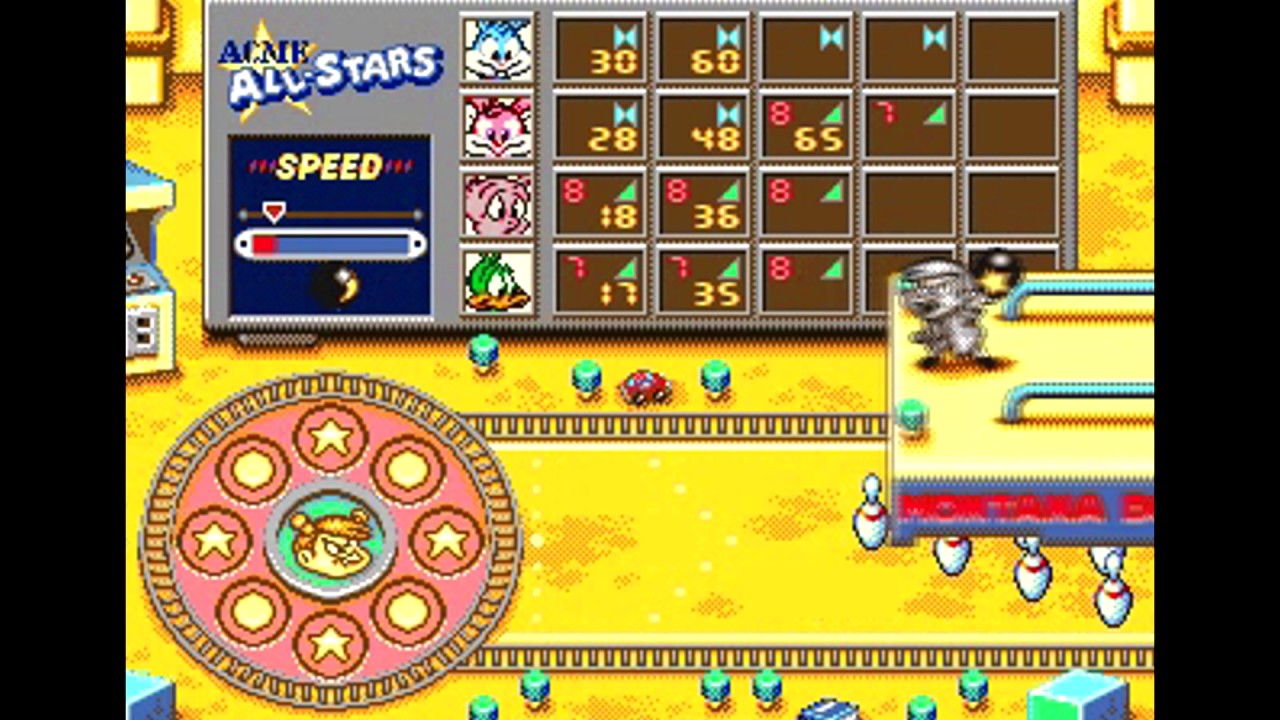 [Genesis] Tiny Toon Adventures: ACME All-Stars Bowling TAS