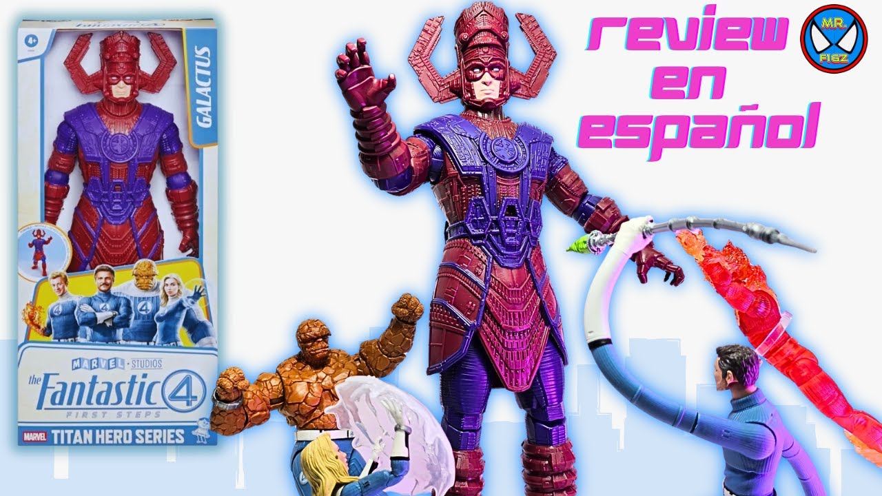 REVIEW EN ESPAÑOL /GALACTUS FIGURA TITAN HERO DE HASBRO  / LOS CUATRO FANTASTICOS