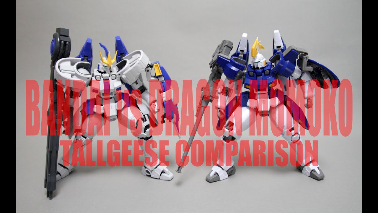 066 - Master Grade Tallgeese: Bandai vs Dragon Momoko Comparison