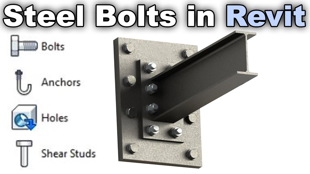 Bolts in Revit Tutorial (Steel Structures in Revit)