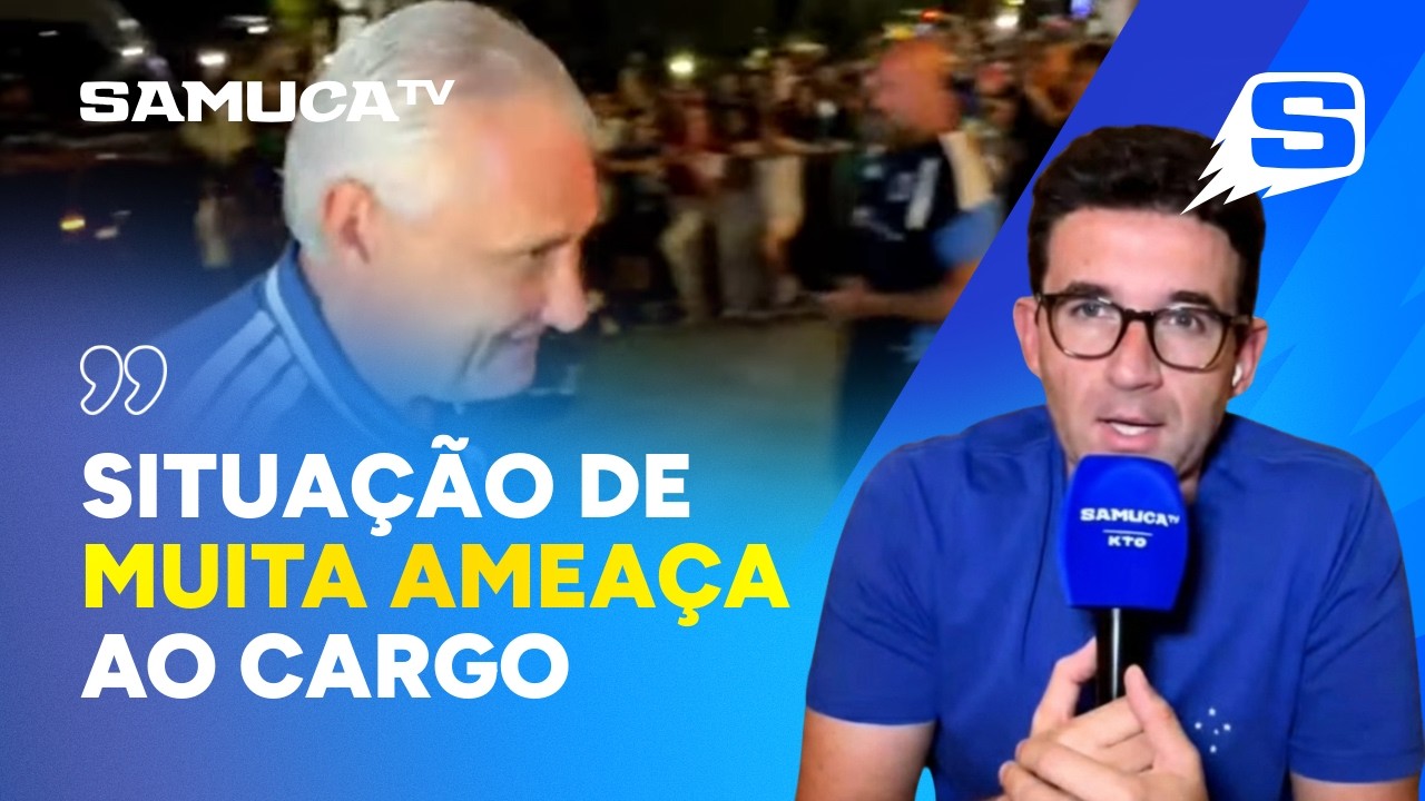 SAMUEL VENÂNCIO REPERCUTE AS VAIAS A TITE NA CHEGADA DO CRUZEIRO EM PATOS DE MINAS