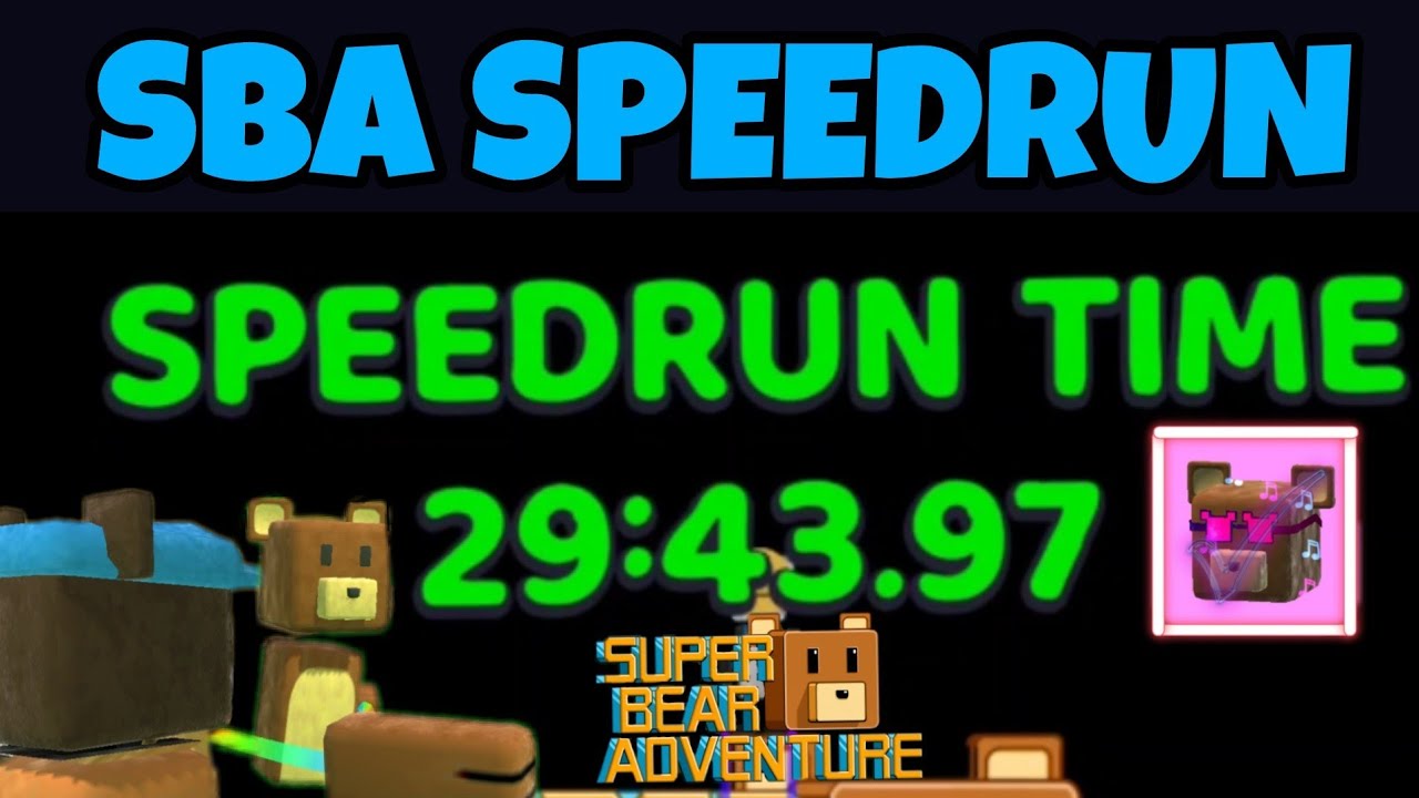 My SECOND Super Bear Adventure Speedrun! (29:43:97)