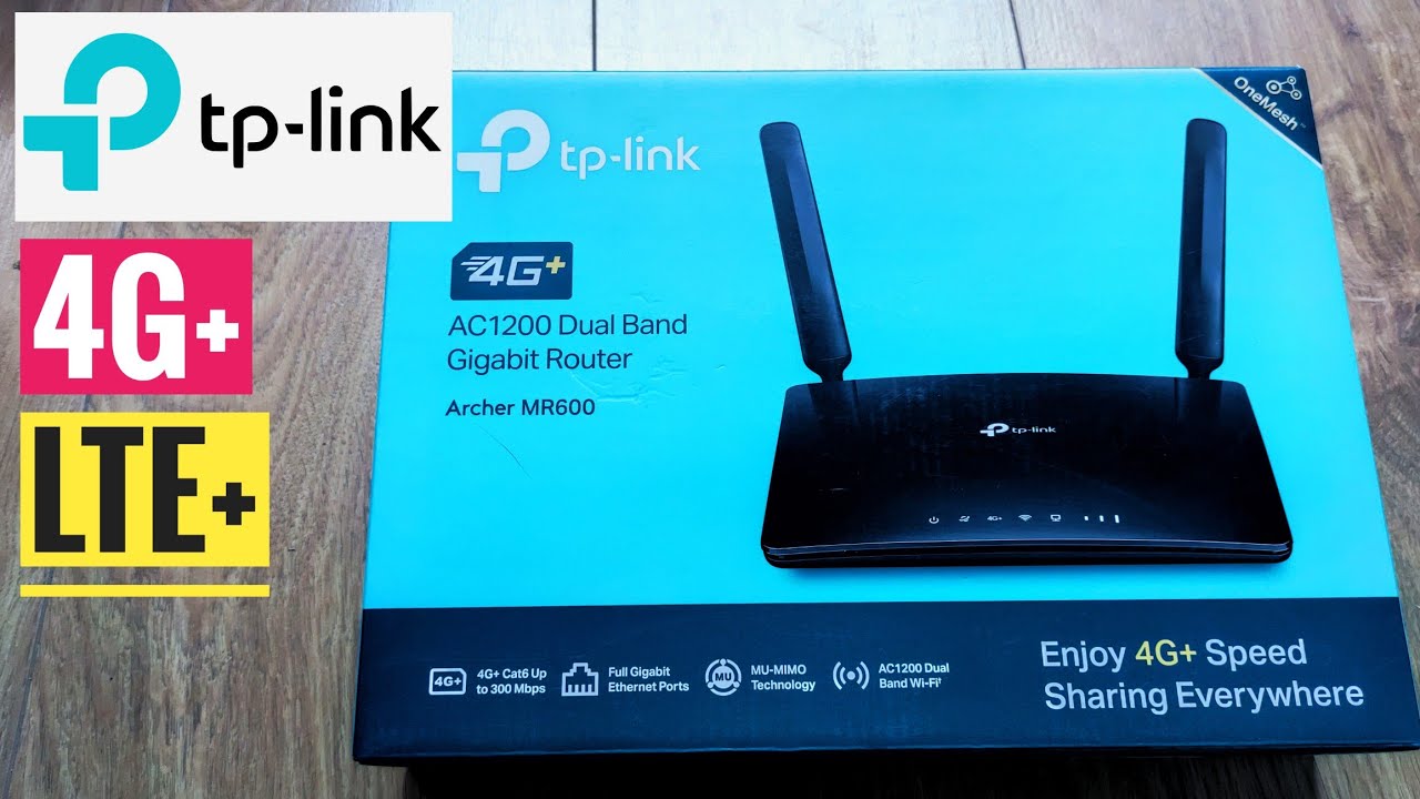 TP Link Archer MR600 4G+ LTE+ Router LTE Advanced Router