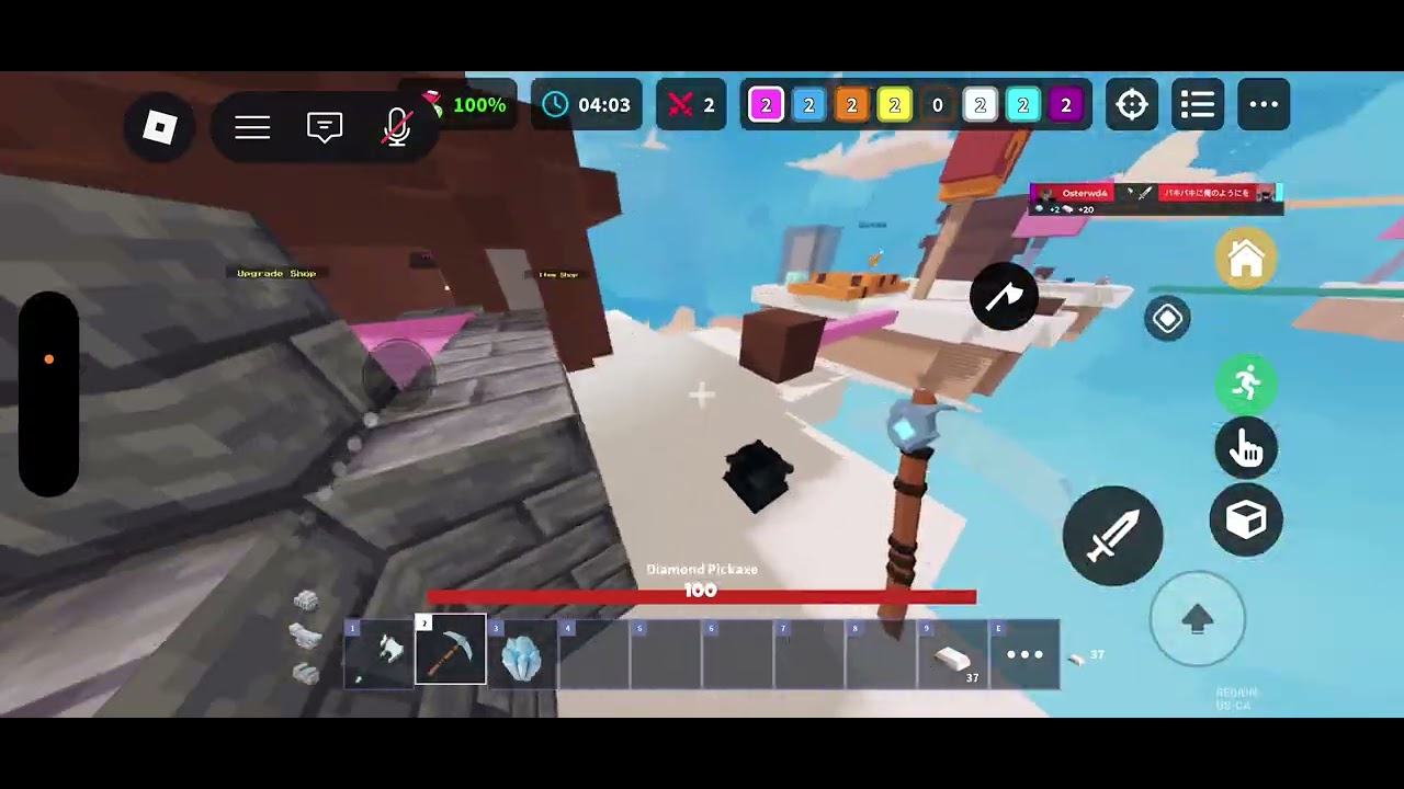 (Voice reveal)Playing bedwars with Arikingb @AriKingB 