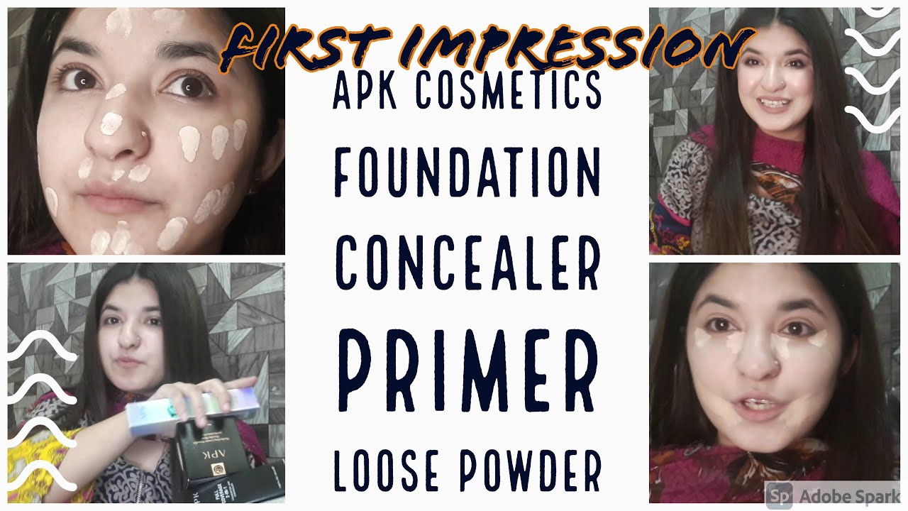 APK FACE PRODUCTS TUTORIAL || FIRST IMPRESSION IN URDU/HINDI || MEHREEN MUA
