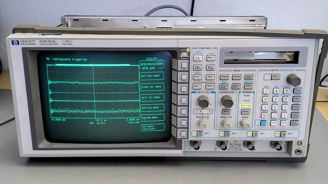 #89-2 Reparatur: Digitales Oszilloskop HP 54540A - Teil 2