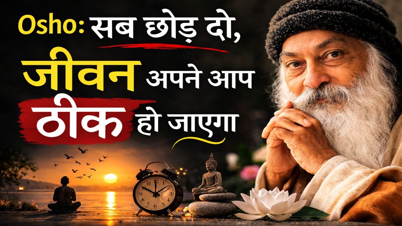 Osho: सब छोड़ दो, जीवन अपने आप ठीक हो जाएगा | Osho Speech Hindi #osho 