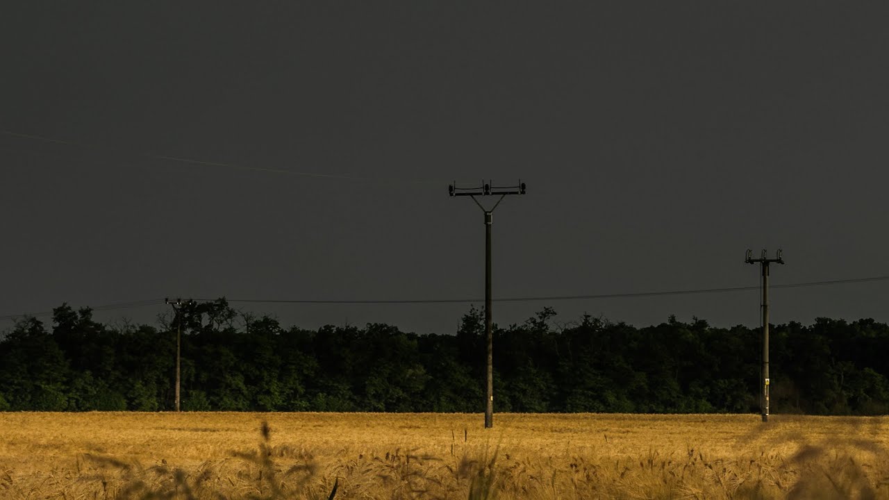 Thunderstorm Over Wheat Field | Calm Before the Storm | 3 HOURS