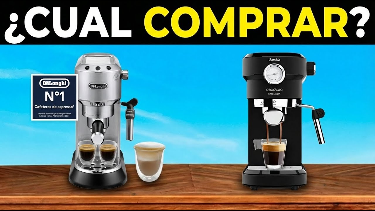 DeLonghi Dedica VS Cecotec Cafelizzia (Comparación 2026) | ¿Cuál elegir?
