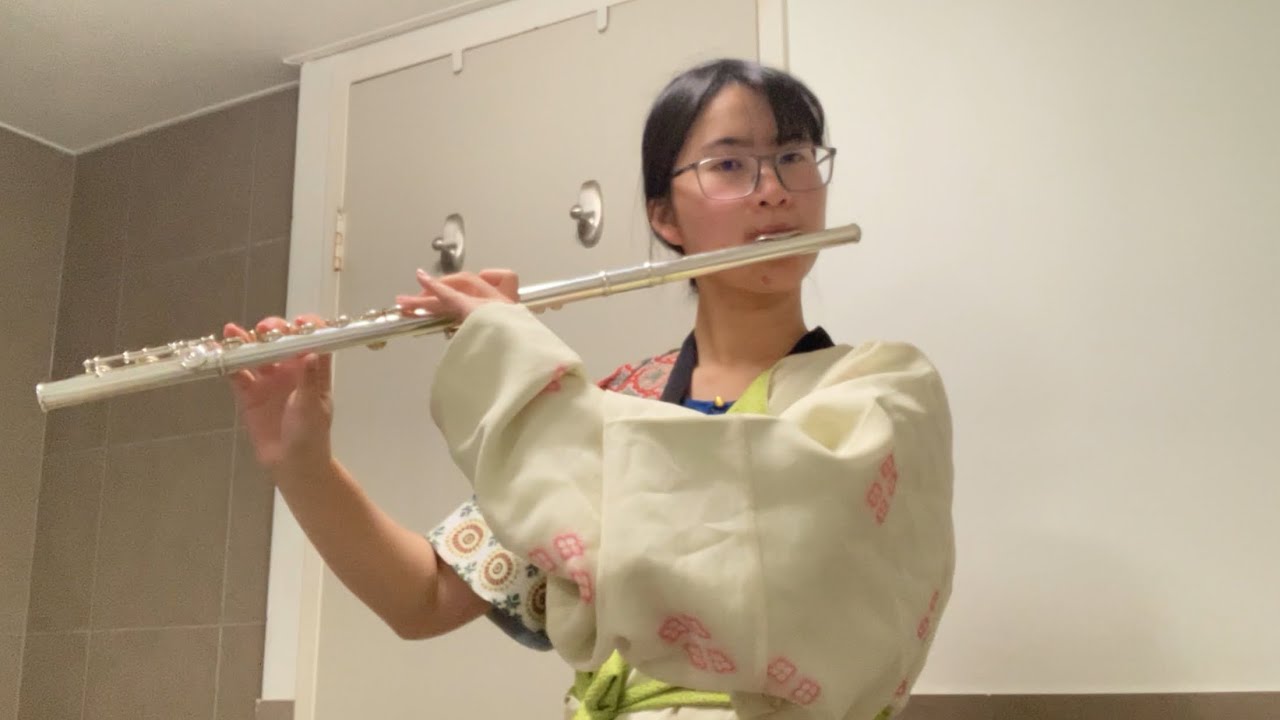 Autumn Melancholy 渭水秋风 Flute in ChineseTang Hanfu! (Original composition