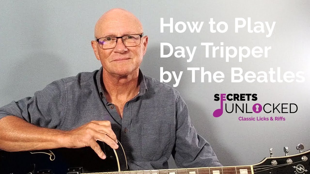 Сыграйте партию соло-гитары в песне Day Tripper группы The Beatles