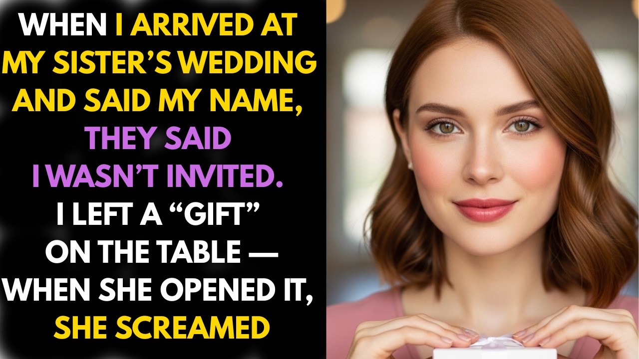 My Parents Banned Me From My Sister's Wedding Untill She Opened My 