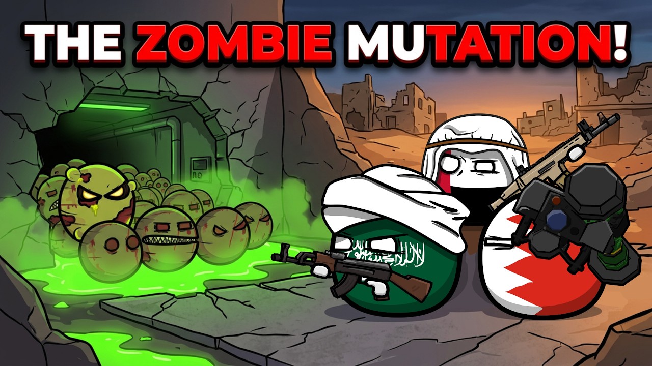 Countryballs Saudi Arabia, UAE, Iraq Face the Undead - episode 1