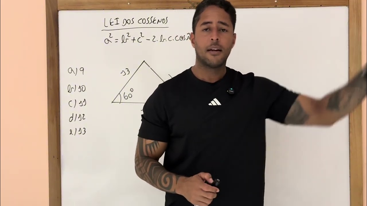 Lei dos cossenos 🔥 @Prof.FelippeFonseca 