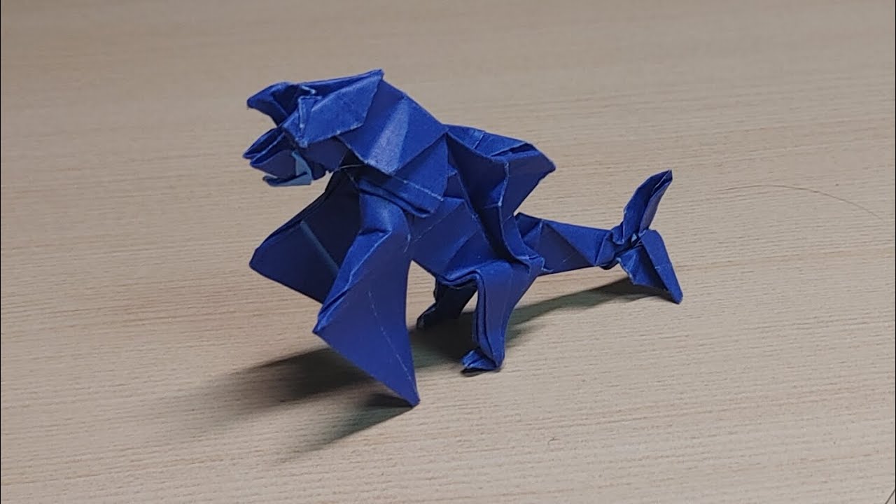 [ポケモン折り紙]  ガブリアスの折り方 종이접기 포켓몬  한카리아스 pokemon origami garchomp