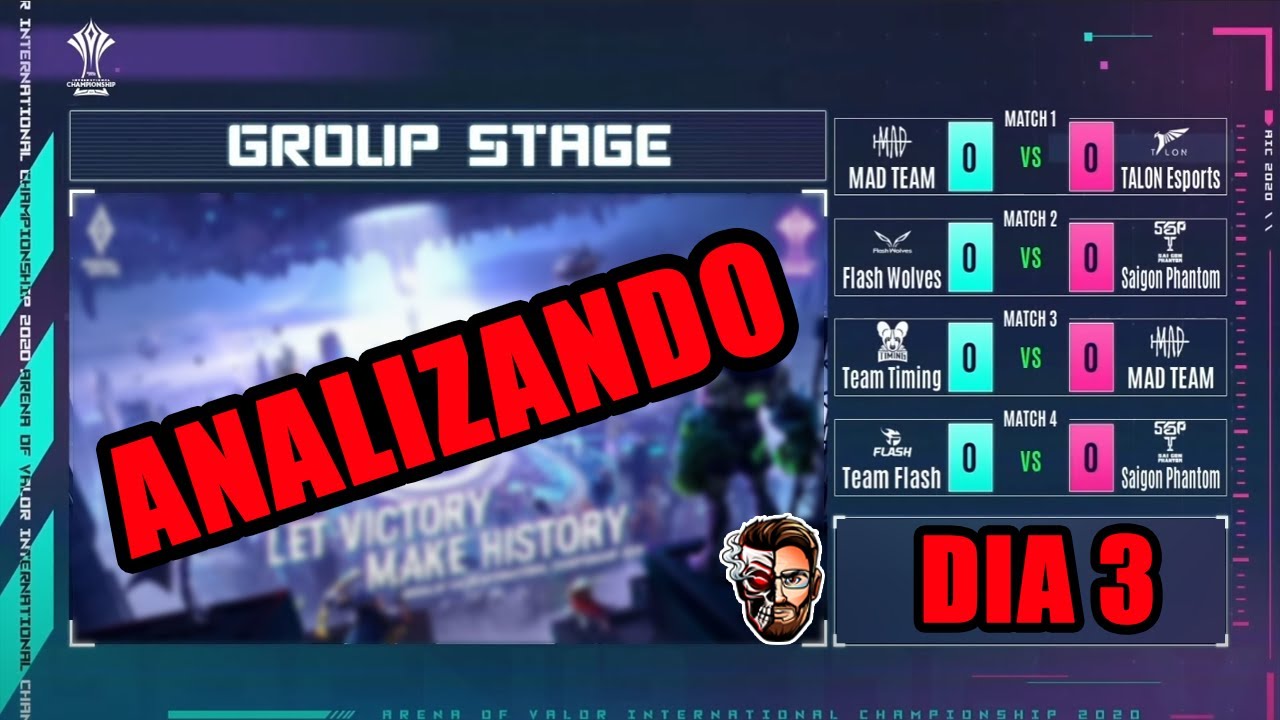 ANALIZANDO | AIC | GROUP STAGE: DAY 3| SamCro - Arena of Valor