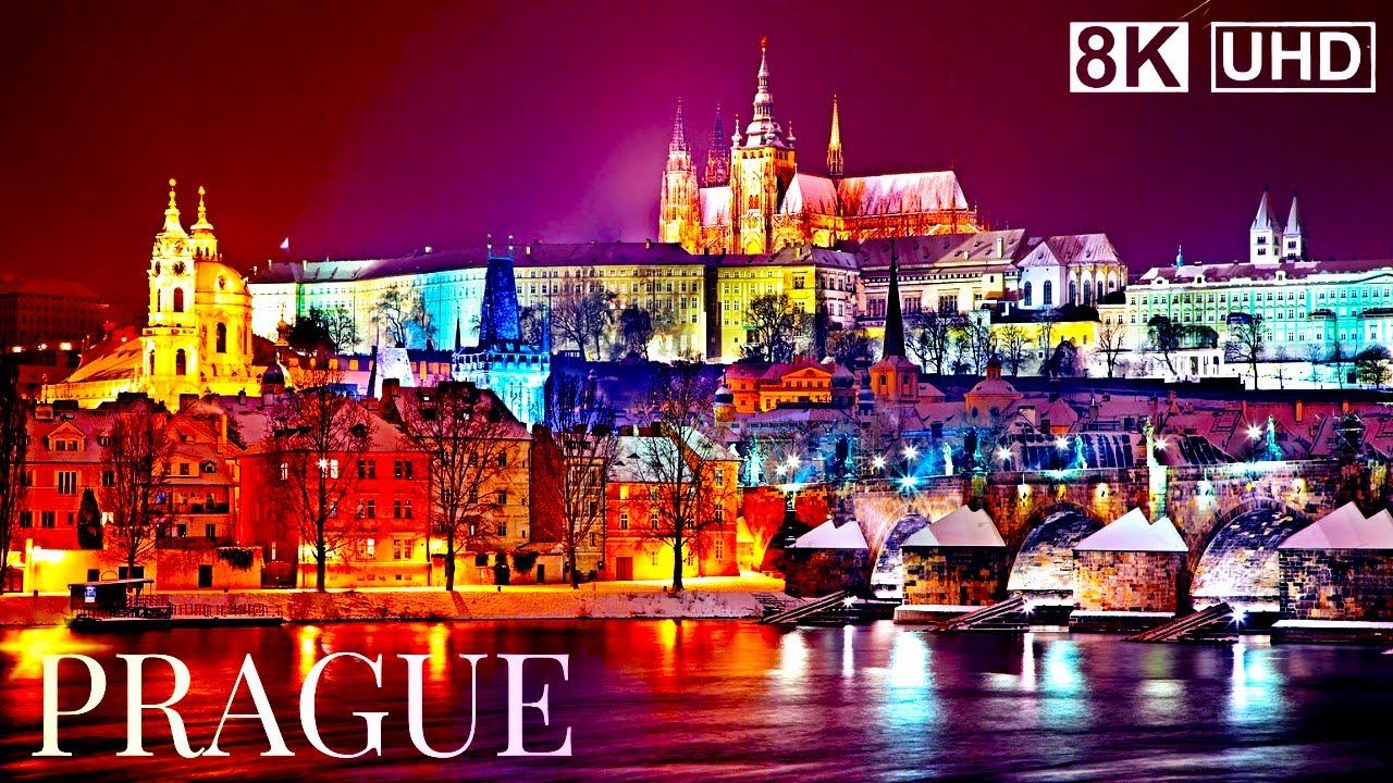 Relax Your Mind | Calm Prague City Views | 8K Relaxation Film
