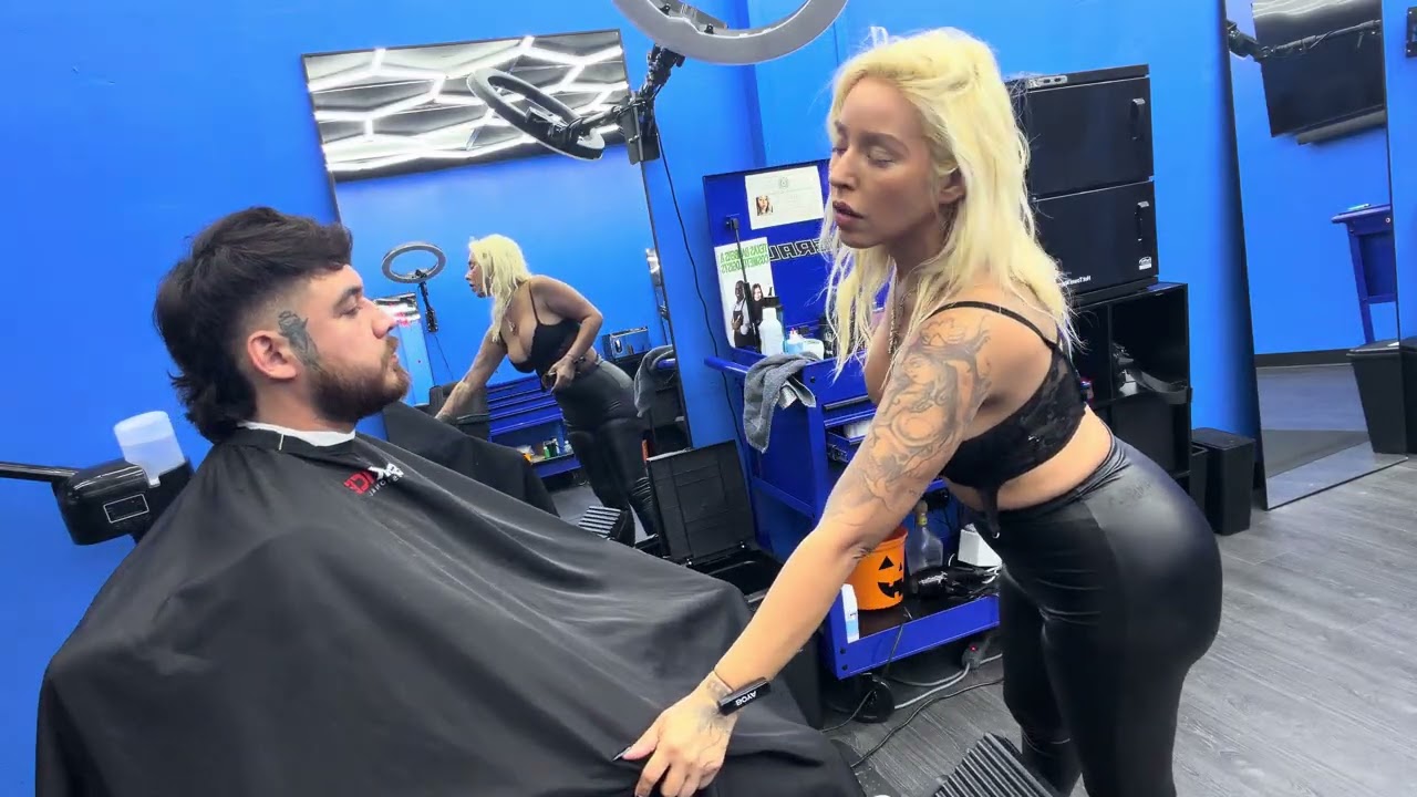 “Sensual ASMR Haircut, Shave & Facial Massage 💜 The BTB Experience” 