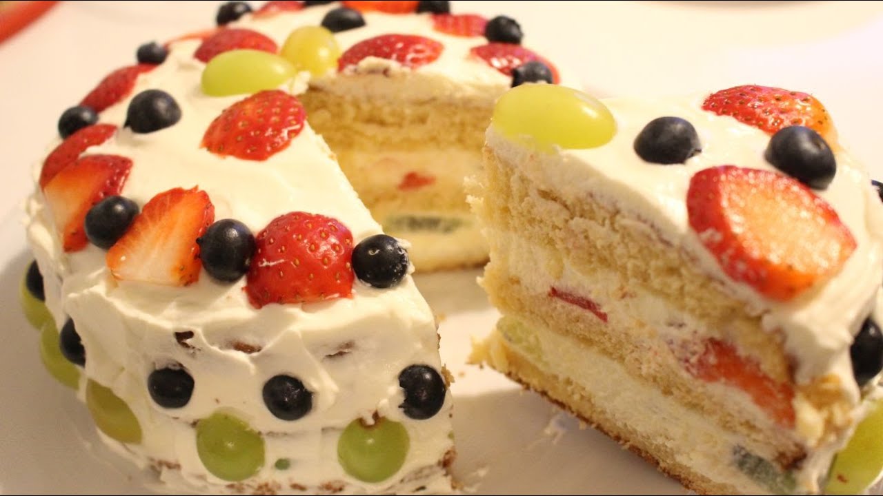 Traumhaft Leckerer Sommer Obstkuchen ! - Obsttorte / Delicious Dessert Delicious summer fruit cake!