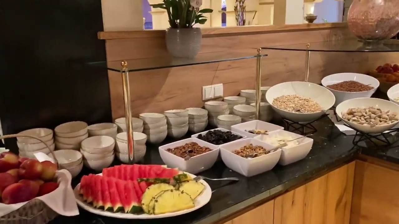 Great breakfast buffet at the Hotel Kohlerhof in Fugen, Austria