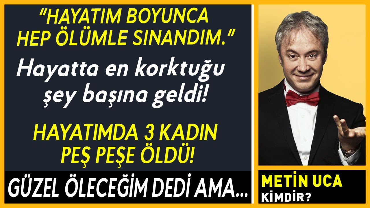Metin Uca hayatını kaybetti. HAYAT HİKAYESİ VE SON İTİRAFLARI..MEĞERSE.. #metinuca