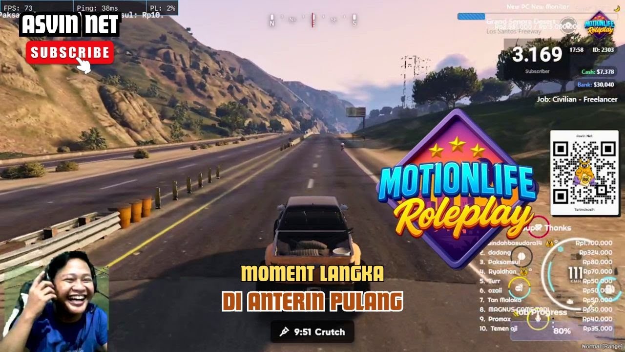 Welcome to The City Vanila - GTA Roleplay #motionliferp #asvinnet #games #gaming #windahbasudara