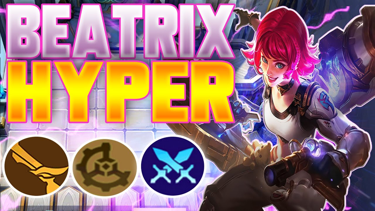 Beatrix Hyper ! best aoe damage | Magic Chess Mobile Legends