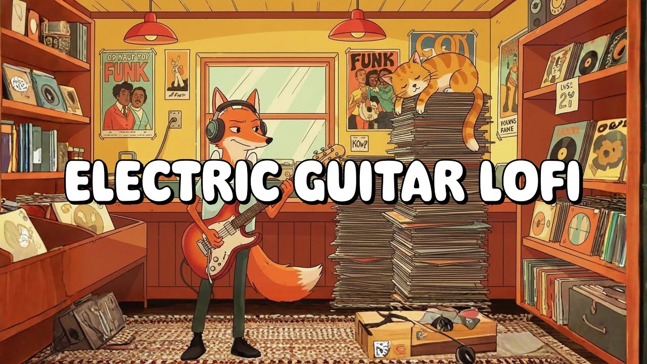 Electric Guitar Energy ⚡️ (Upbeat & Funky Lofi Mix)