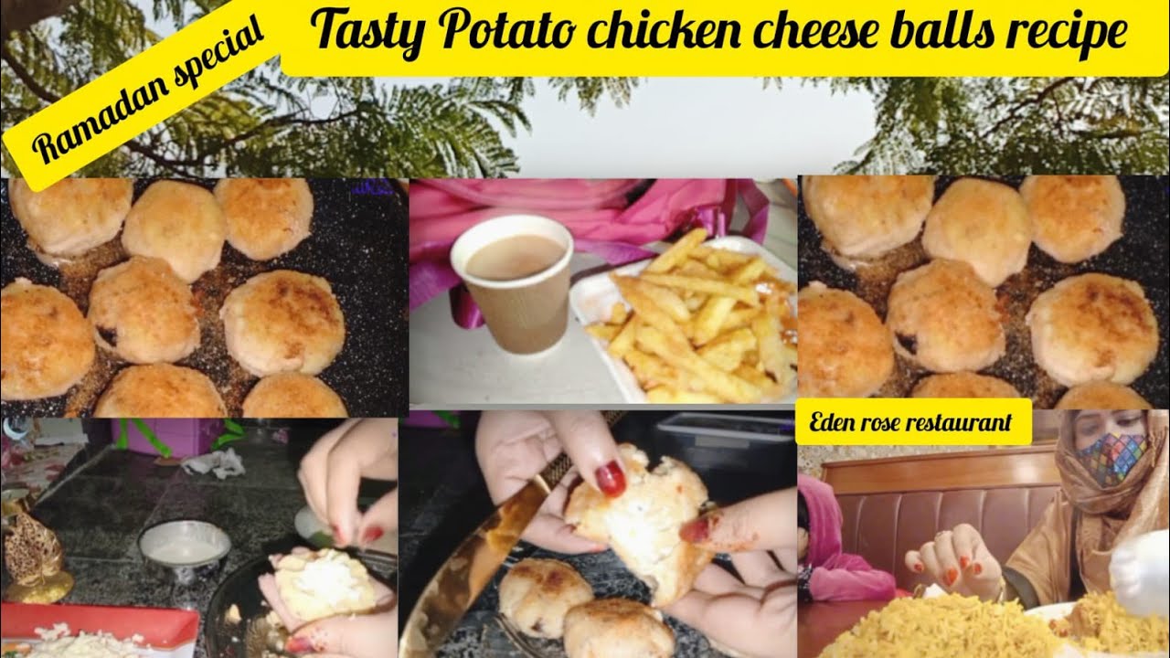 POTATO CHICKEN CHEESE BALLS | VIRAL SNACK RECIPE || vlog