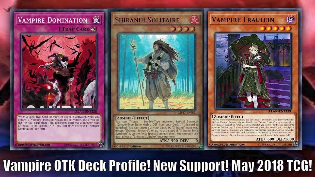 Yu-Gi-Oh! Vampire OTK Deck Profile! Post Dark Saviors! May 2018 TCG!
