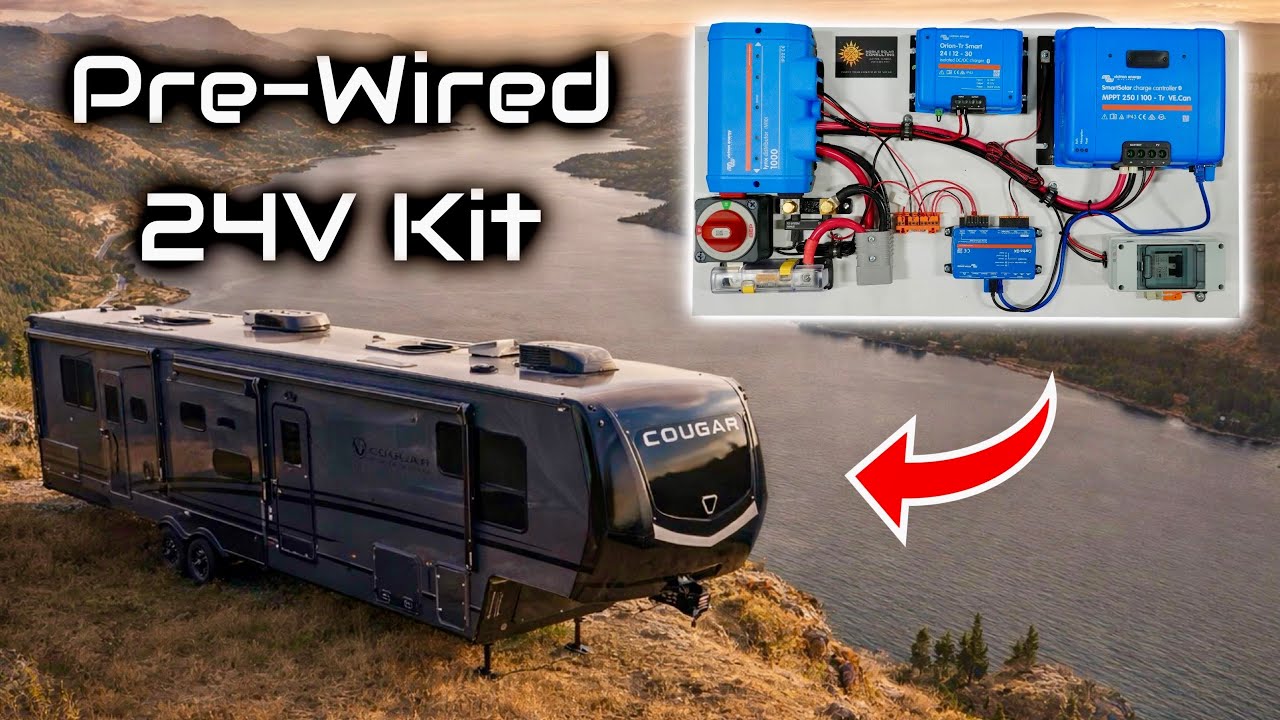 CUSTOM 24V Pre-Wired Victron Solar RV Kit!