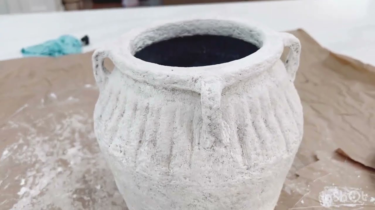 Paper-mâché vase #LETS MAKE IT