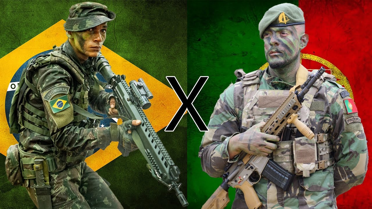 Brasil x Portugal - Comparação Militar (2025)