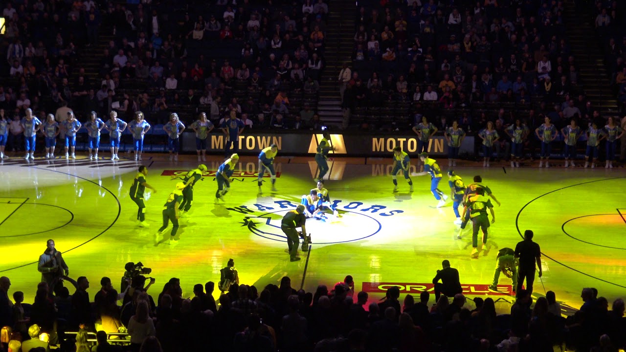Golden State Warriors Dance Teams Motown Tribute | February 21, 2019