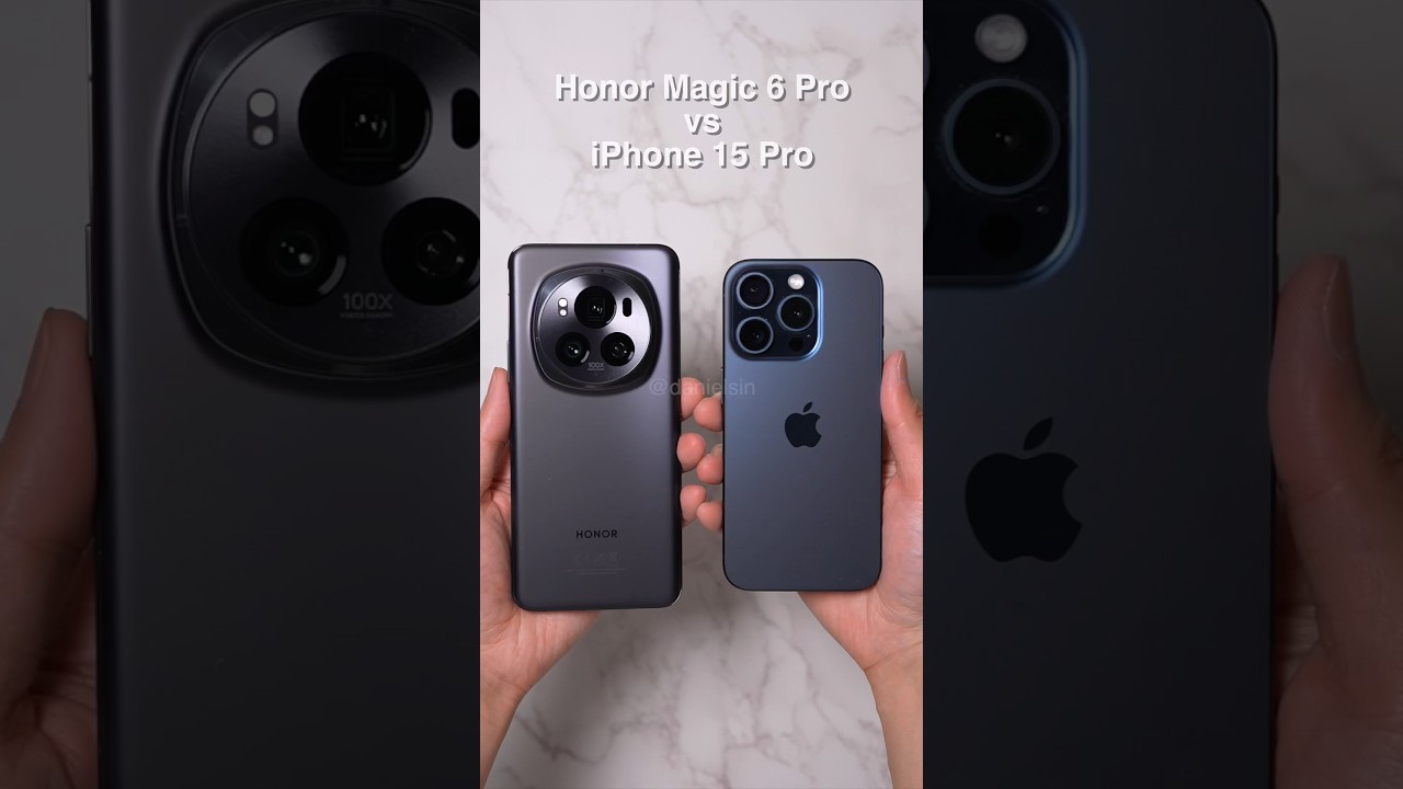 Honor Magic 6 Pro va iPhone 15 Pro Camera Comparison