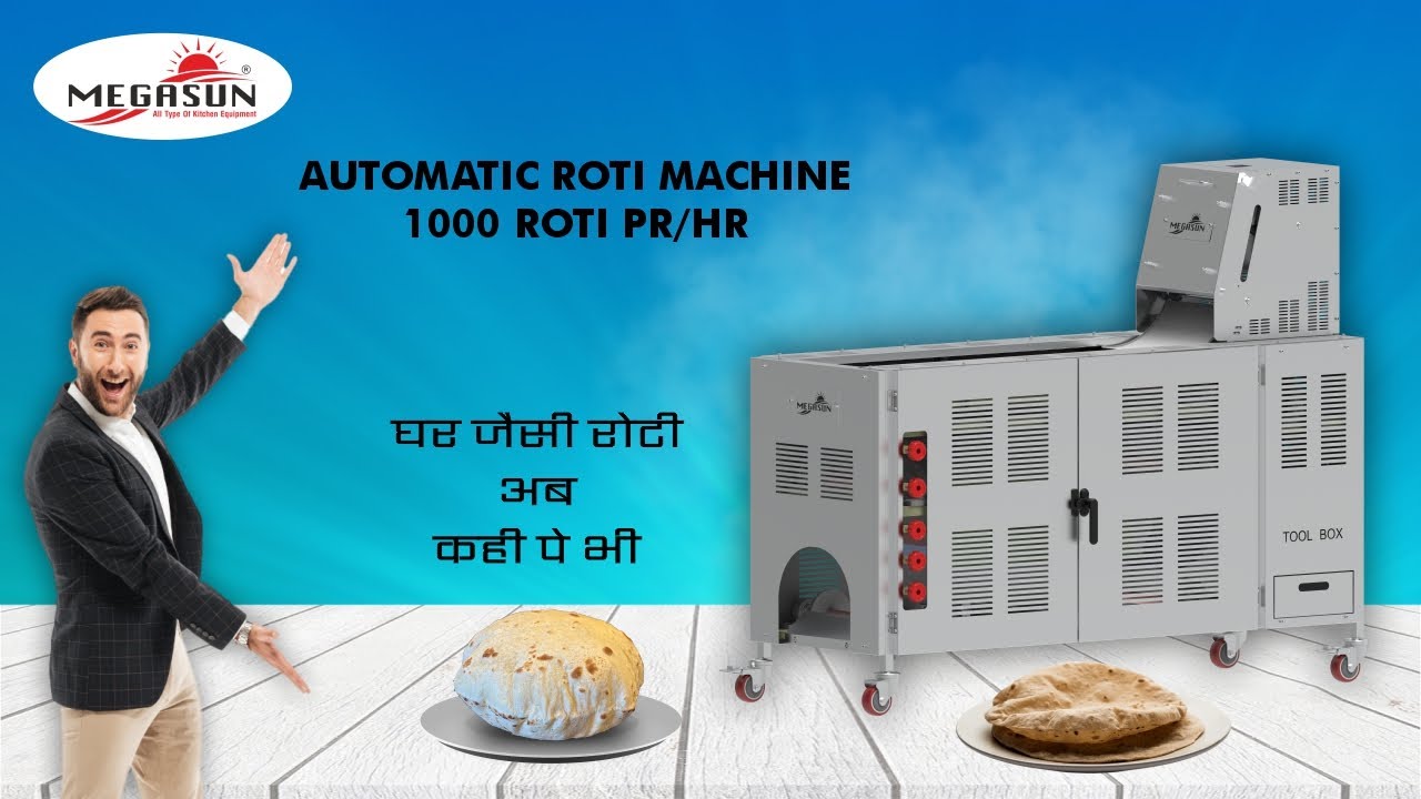 Automatic Chapati(Roti) Machine 1000 pr/hr