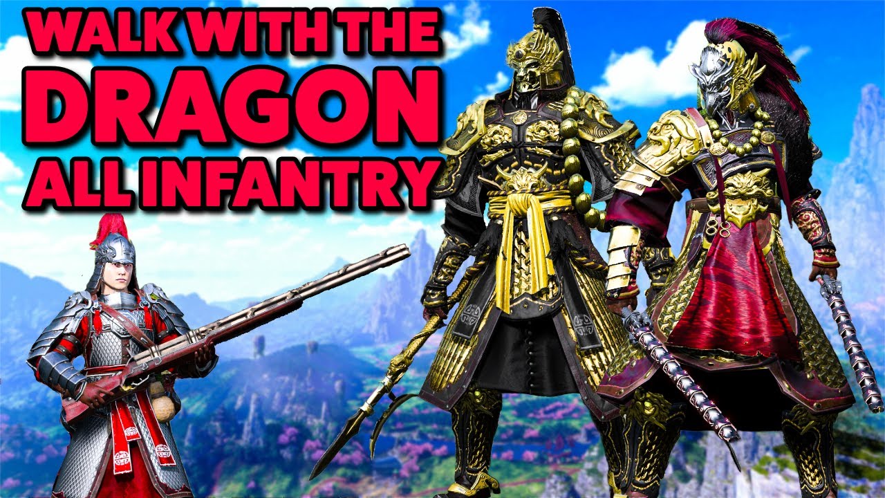 TW Warhammer 3 - Walk With the Dragon: мод «Пехота» в центре внимания