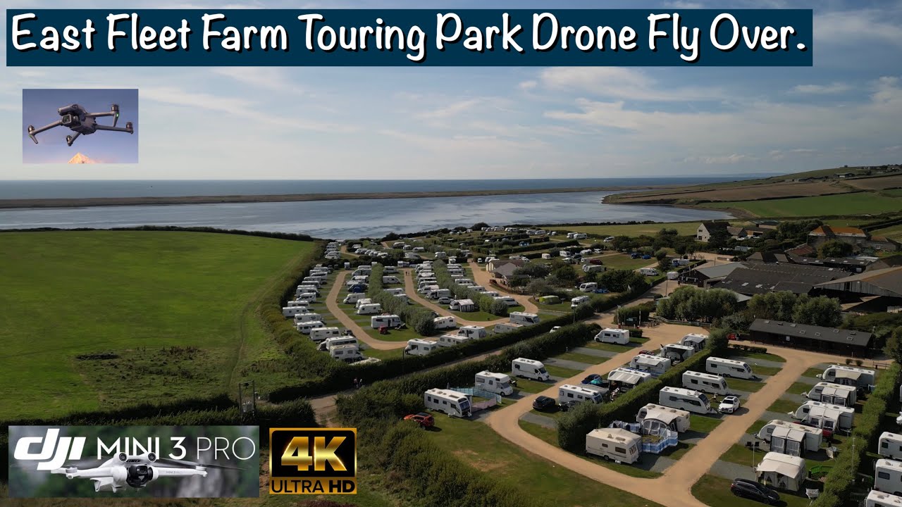 East Fleet Farm Touring Park Weymouth | Drone Fly Over in 4K
