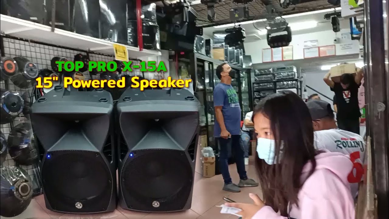 TOP PRO X-15A Sound test