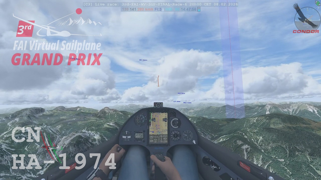 [C3] Live race: 3rd-FAI-WV-SGP-FINAL-Race-6 20h00 CET 08.02.2026