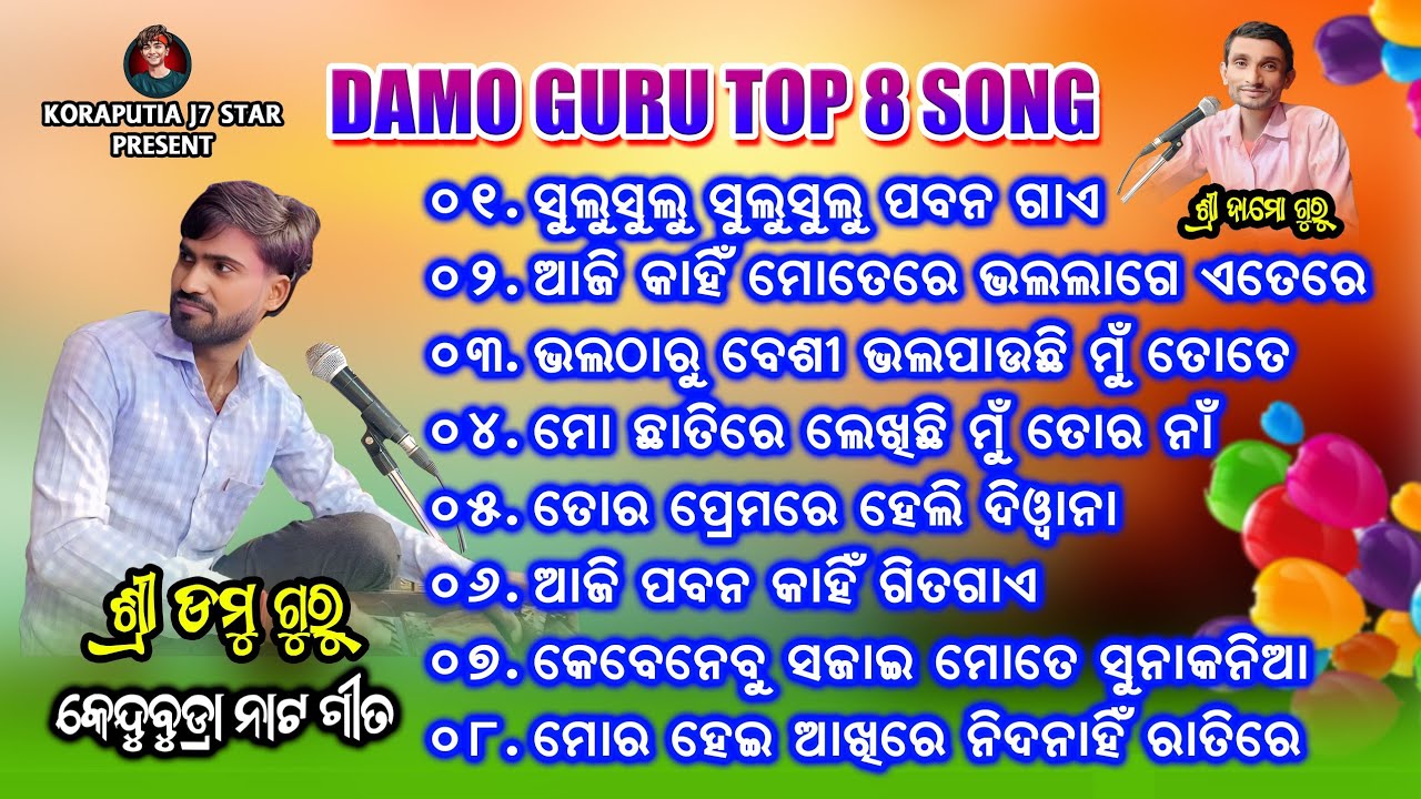 Damo Guru Top 8 Song | କେନ୍ଦୁବୁଡ୍ରା ନାଟ ଗୀତ | Koraputia Natok Song | Domu Guru New Natok Kendubudra 
