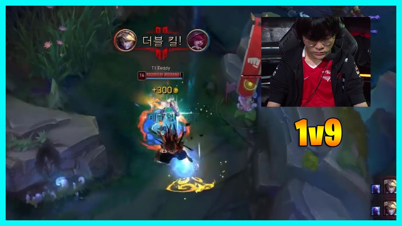 T1 Teddy 1v9...LoL Daily Moments Ep 1581
